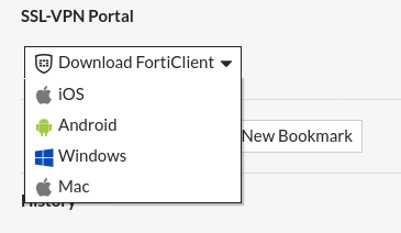 fortinet vpn client certificate error